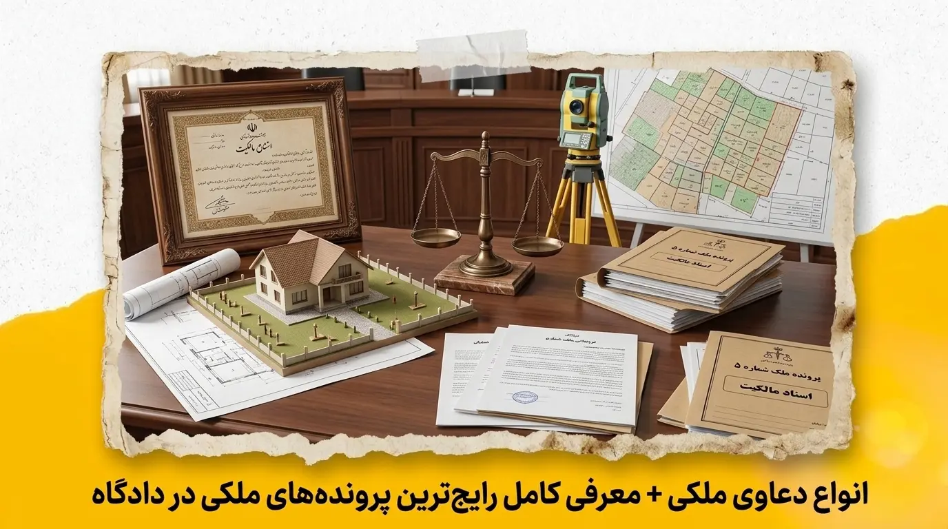 انواع دعاوی ملکی