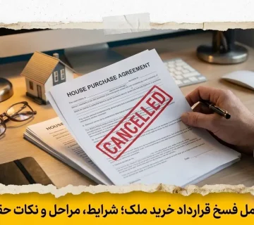 فسخ قرارداد خرید ملک