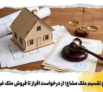 راهنمای جامع تقسیم ملک مشاع
